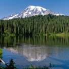 Mount Rainier At Reflection Lakes.